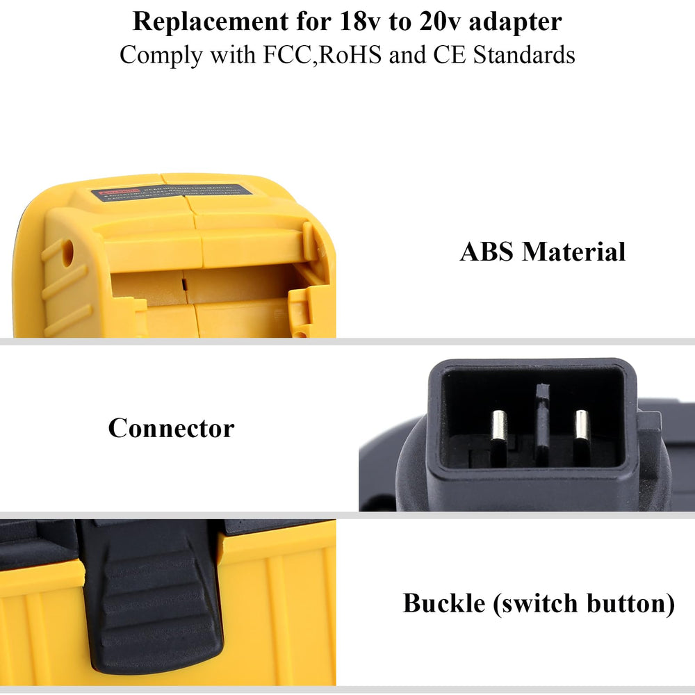 Yongcell DCA1820 ABS body provides lightweight durability for workshops.