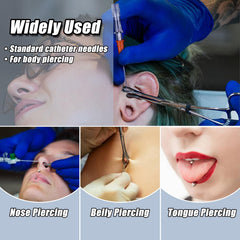 YONGDA nose piercing catheter needle in packaging