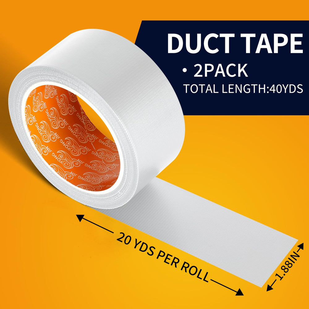 YONGJIN white duct tape with strong adhesion on wood and metal surfaces