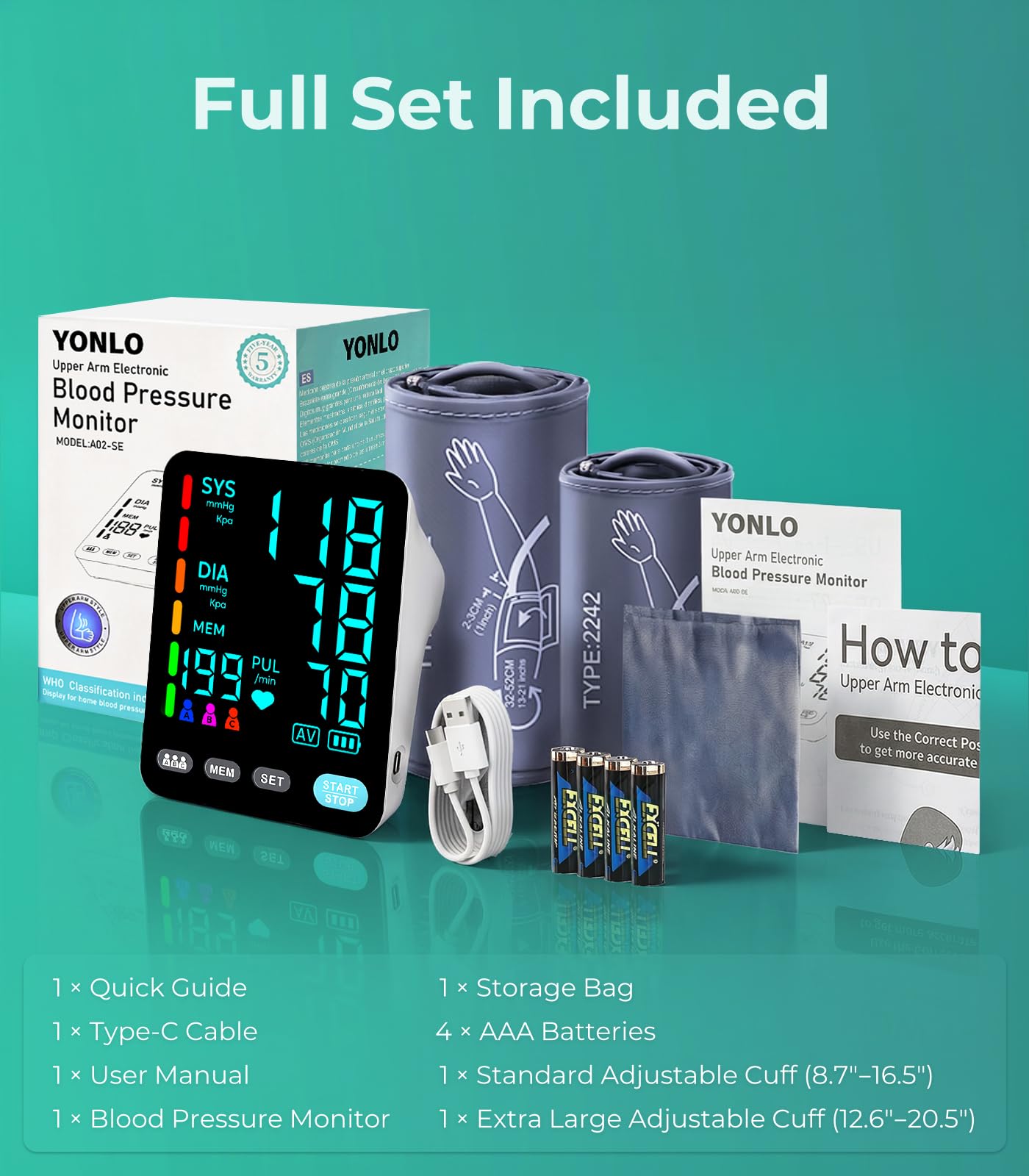 YONLO device resting on a bedside table ready for use