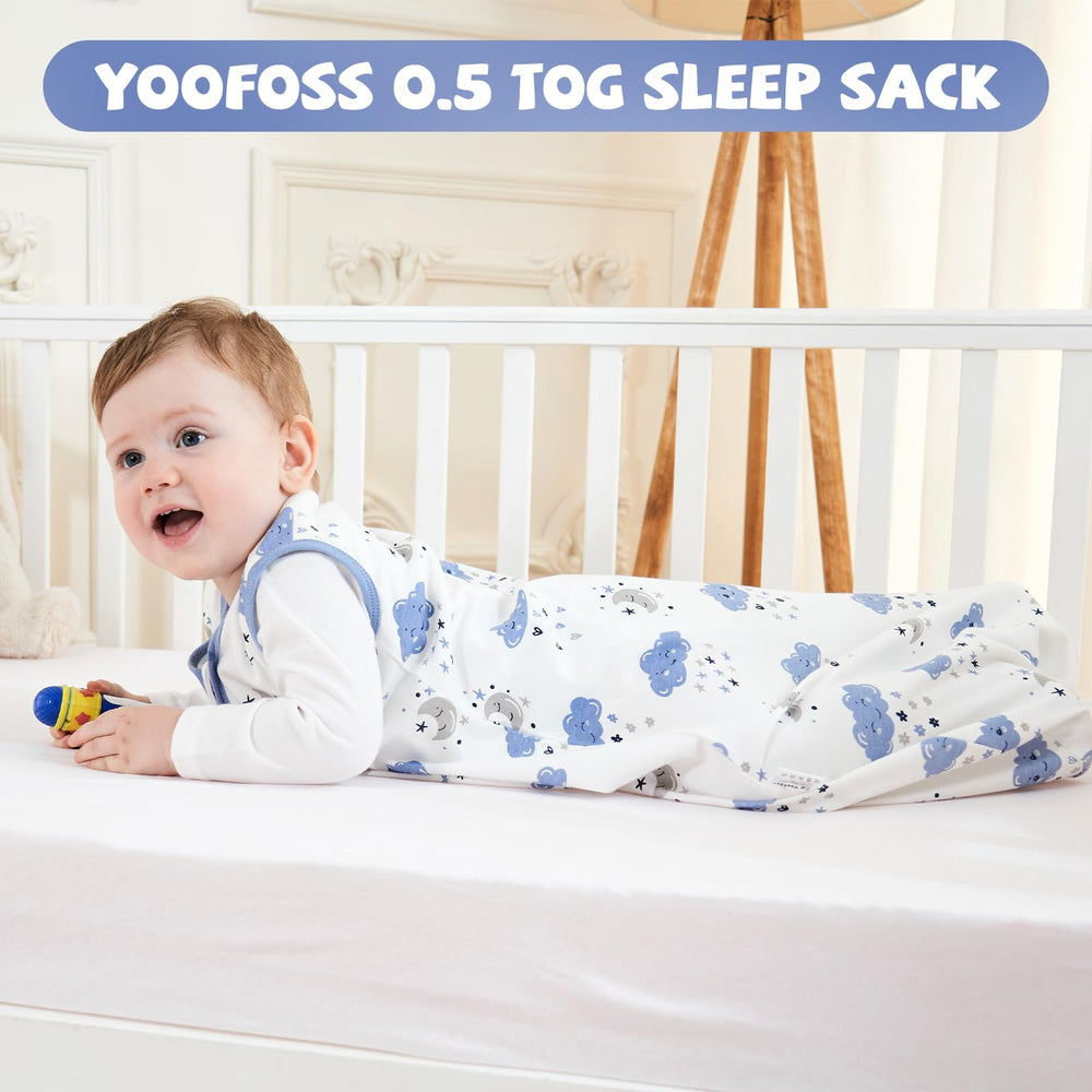Yoofoss 3-pack sleep sacks in multiple colors for everyday use.
