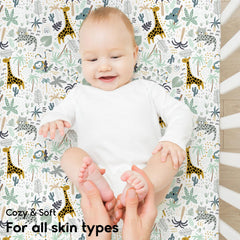 Yoofoss breathable microfiber blend enhances baby comfort at nap time.