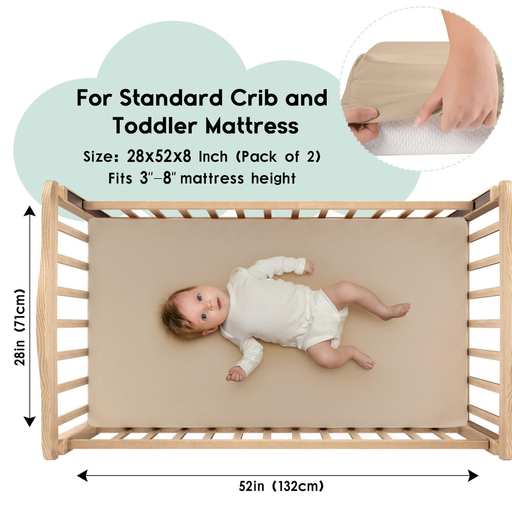 Yoofoss ultra-soft microfiber sheet for gentle touch on baby skin
