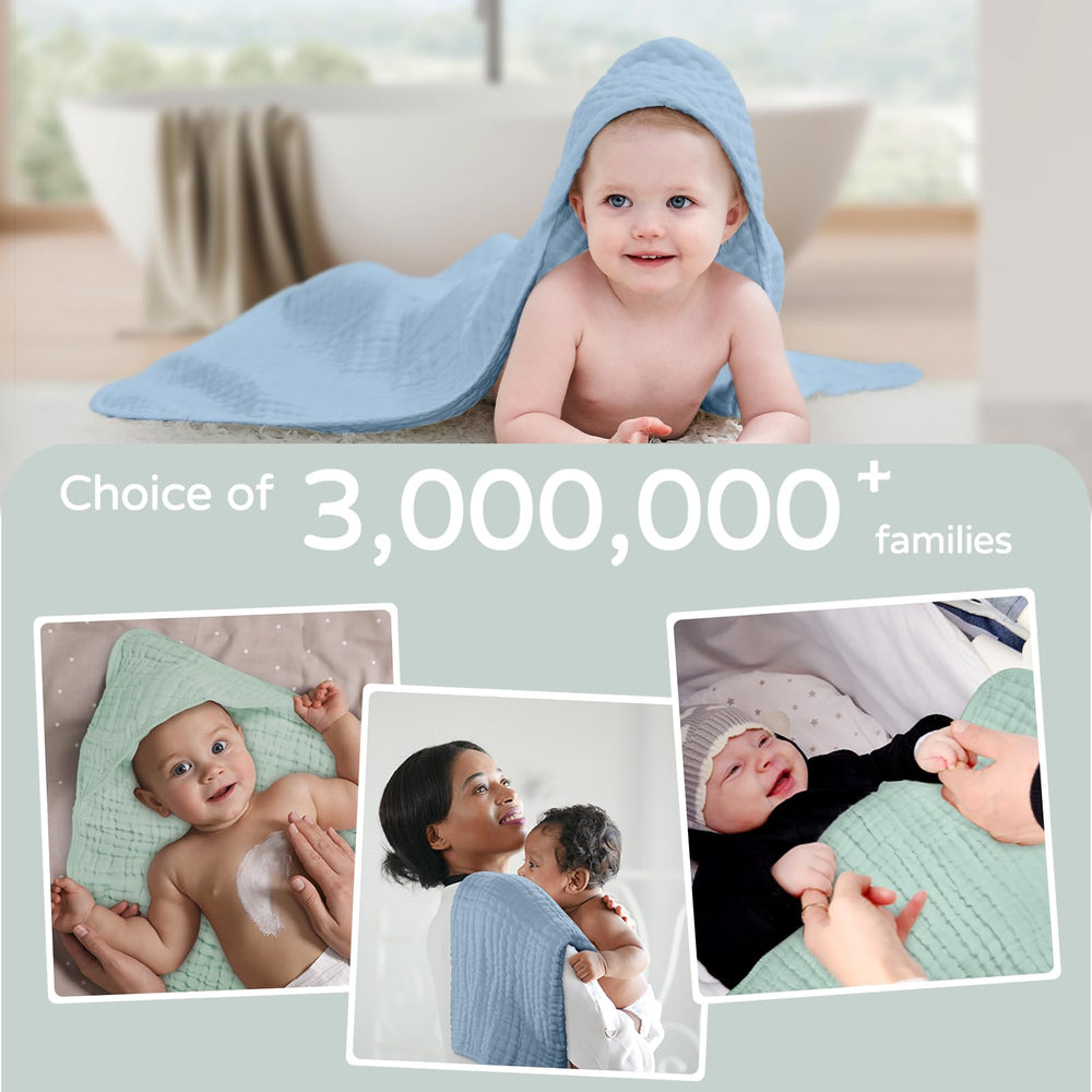 Yoofoss easy-care towel stays soft after washes and dries quickly.