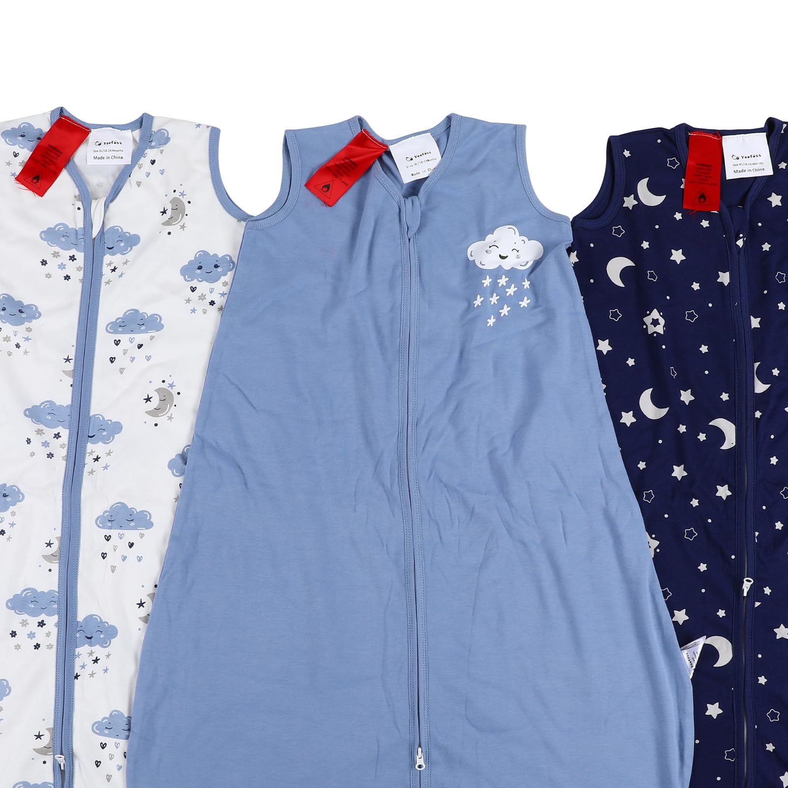 Yoofoss easy diaper-change zipper for quick night-time access