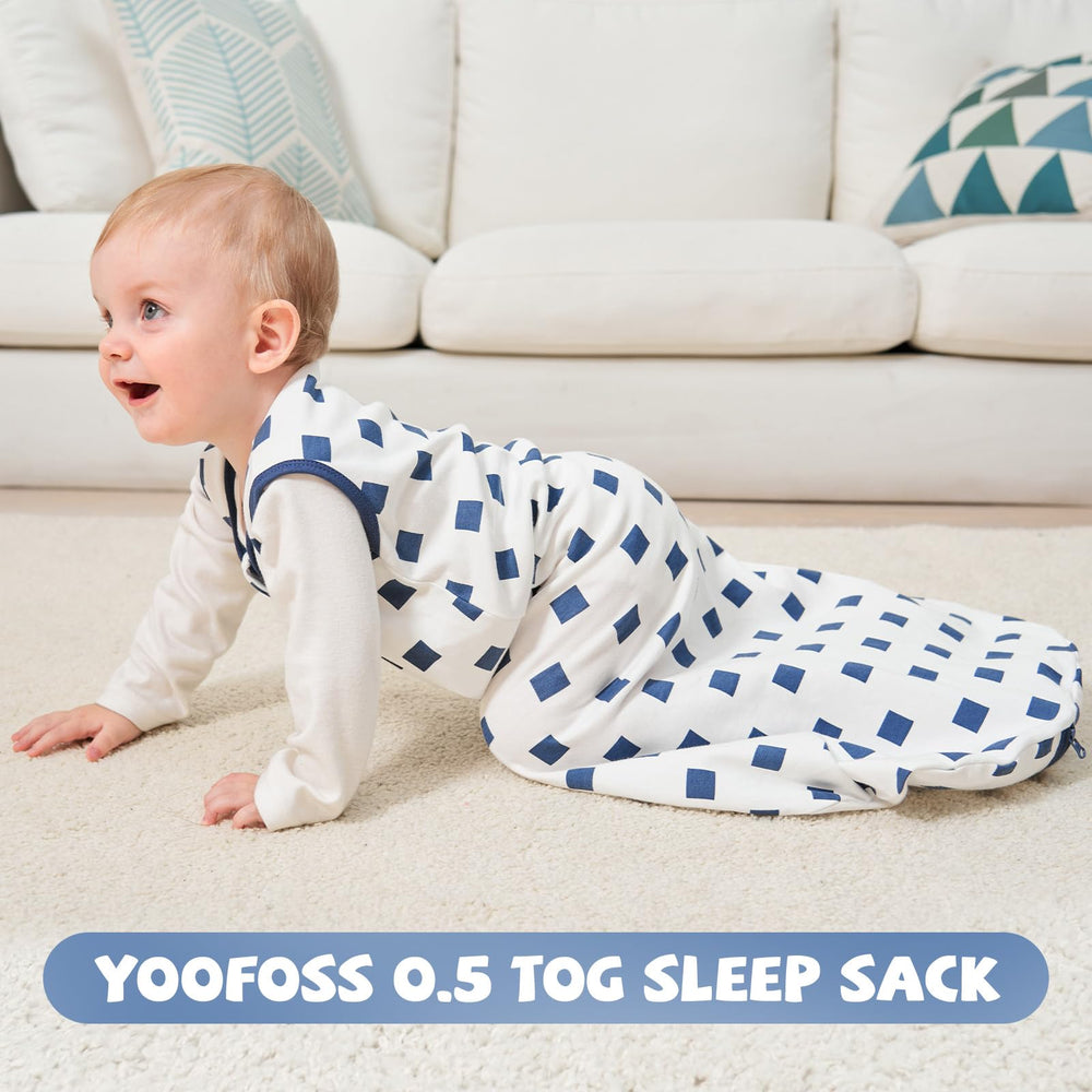 Yoofoss TOG 0-5 lightweight sleep sack for cooler nights