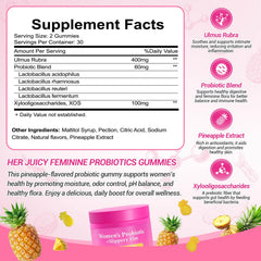 Yooloks Her Juicy gummies pineapple flavor close up for everyday wellness.