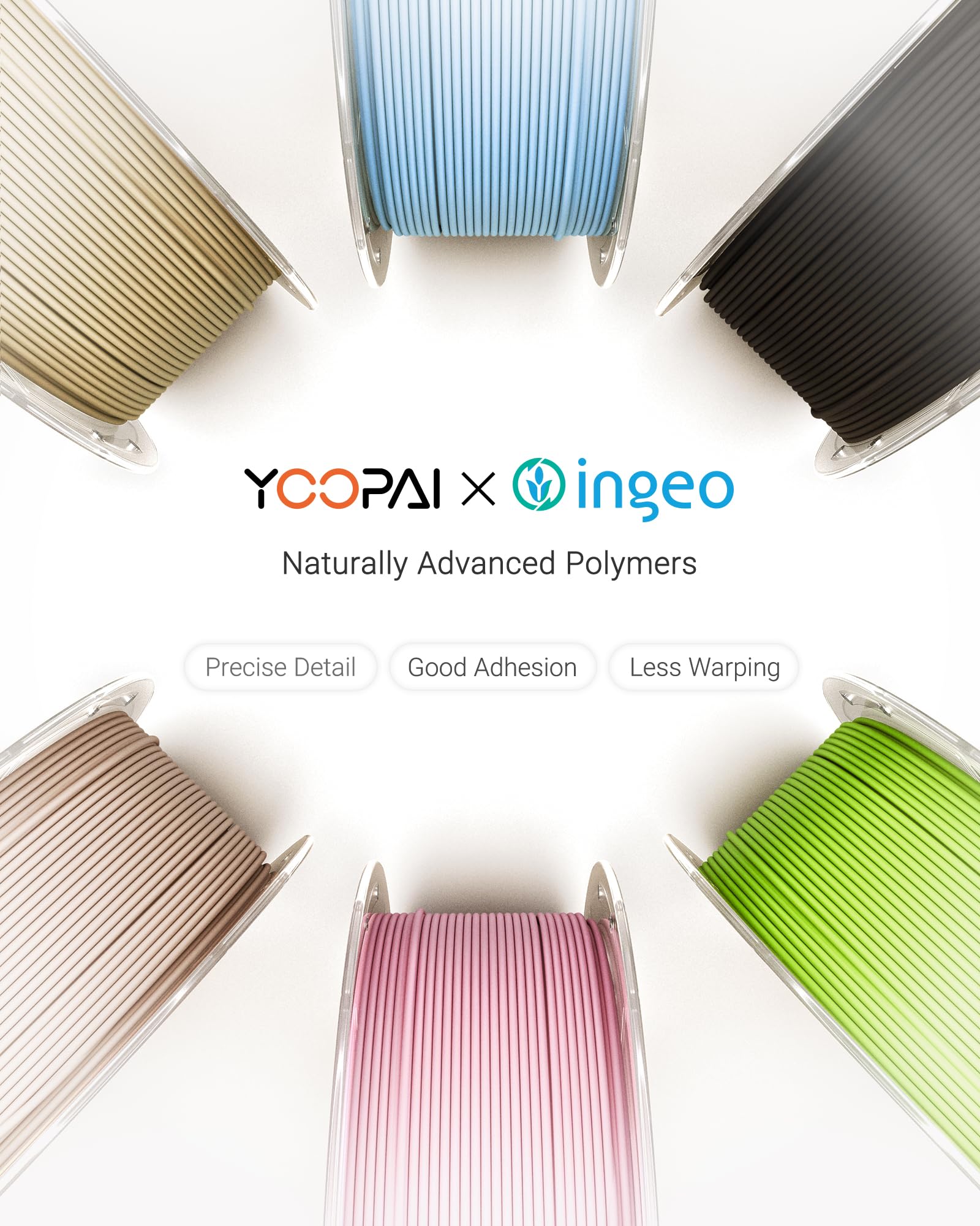 YOOPAI Desert Tan with reduced layer lines yields cleaner architectural prints.