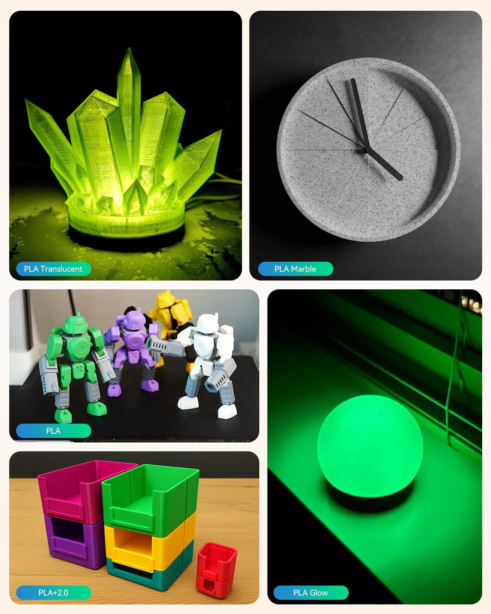 YOOPAI SUNLU PLA+ 2.0 starter pack offers color variety for testing