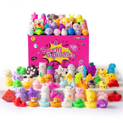 Yooshi 30-pcs Mochi squishy toys with animal designs for tactile play and collectability