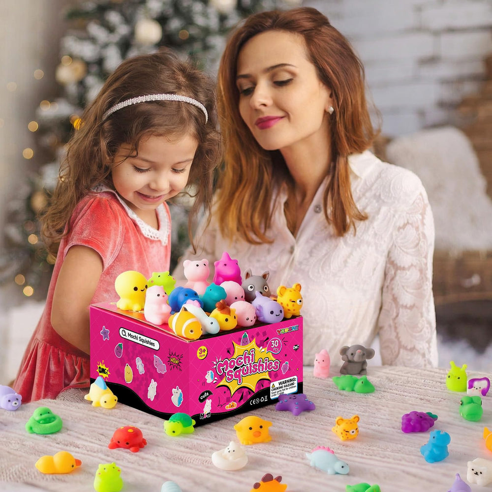 Yooshi soft squishies designed for ages 4-12 to support supervised play