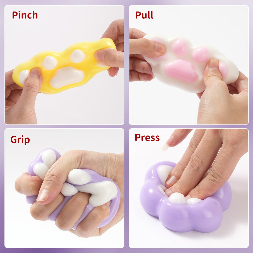 Yooshi Taba cat paw squishy soft slow-rise foam in hand