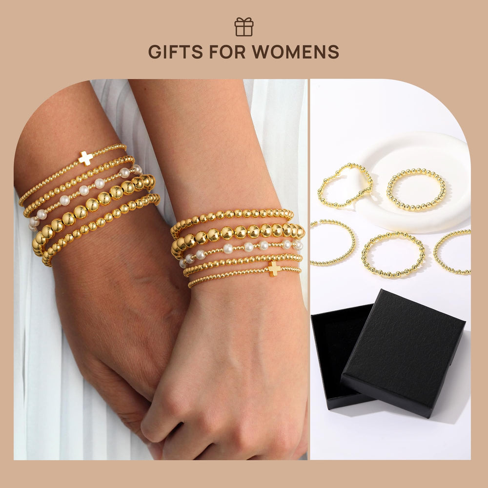Yoosteel stackable jewelry pairs with casual and dressy looks.