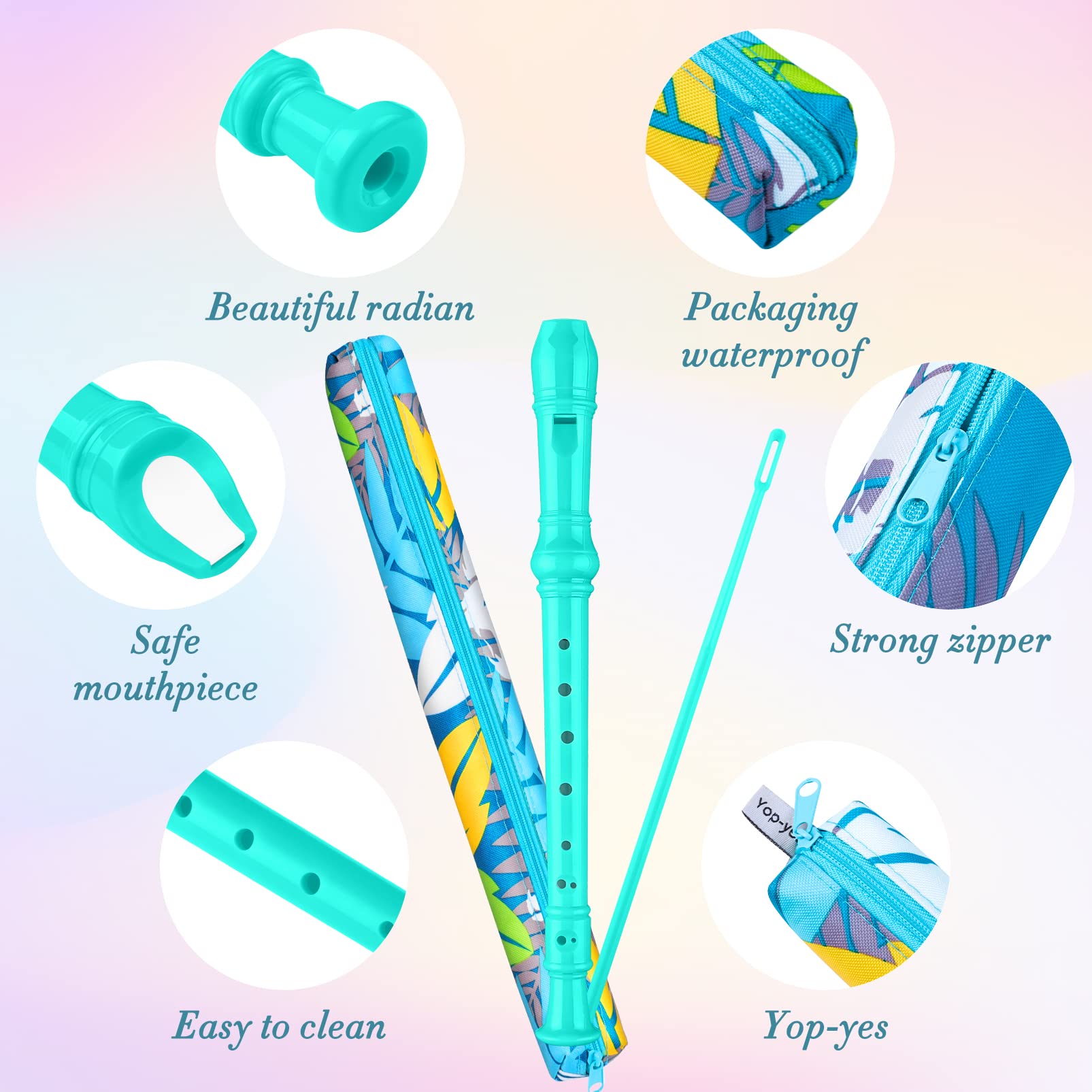 Yop-yes cleaning rod included for thorough tube maintenance.