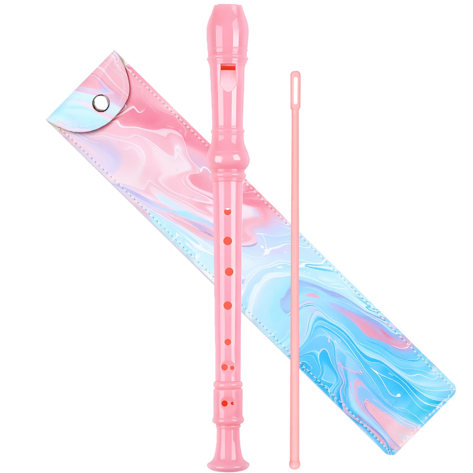 Yop-yes Soprano Recorder for Kids in pink, beginner-friendly