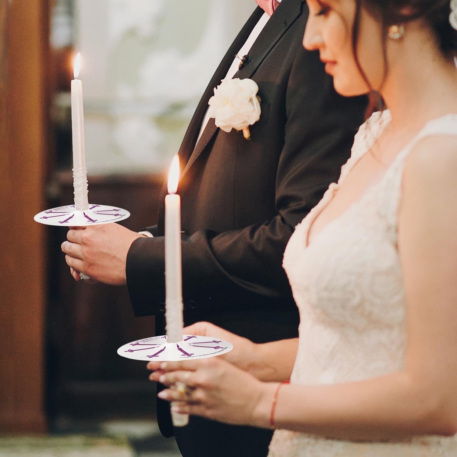 YOROXRG altar candles in white create a calm ritual setting