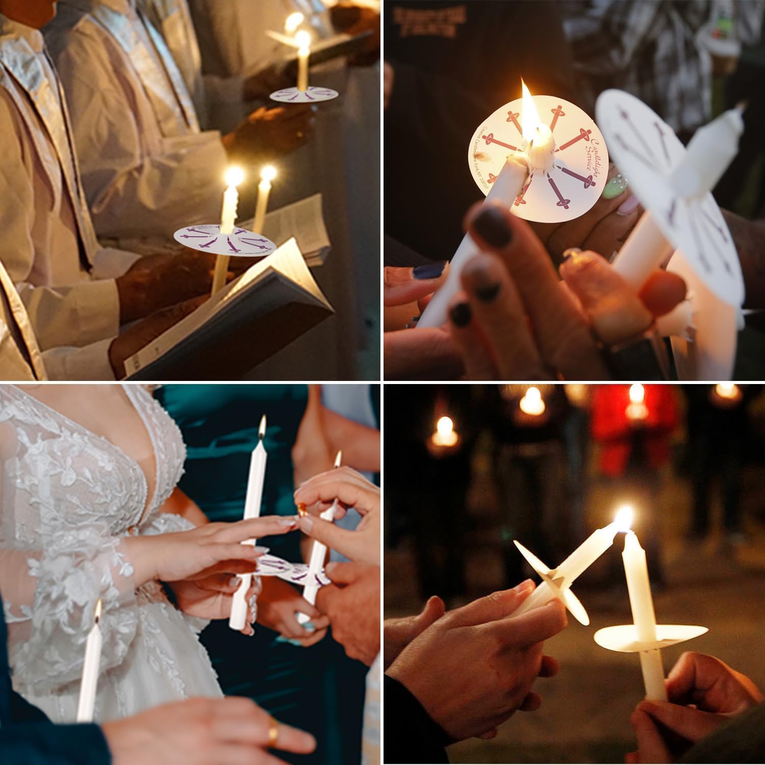 YOROXRG meditation and prayer space lit by soft white tapers