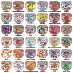 YOROXRG gardenia travel tin candle for floral ambiance
