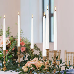YOROXRG unscented smokeless candles with dripless pour, ideal for romantic dinners.