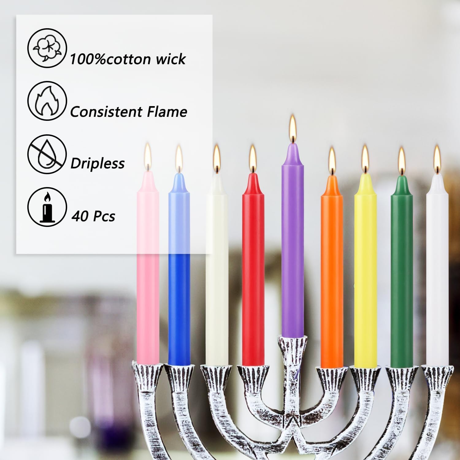 YOROXRG home decor candles ideal for ceremonies, parties, and table accents.