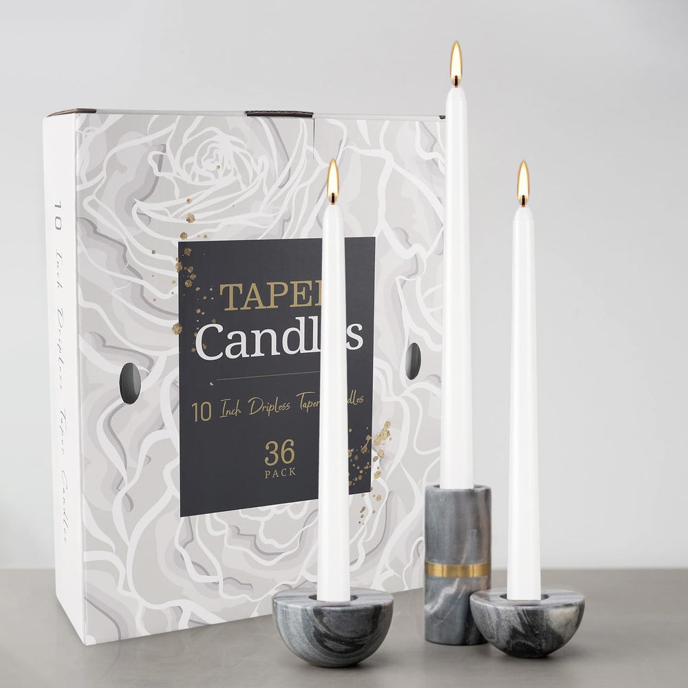 YOROXRG wedding décor taper candles for elegant ceremonies.