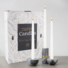YOROXRG wedding décor taper candles for elegant ceremonies.