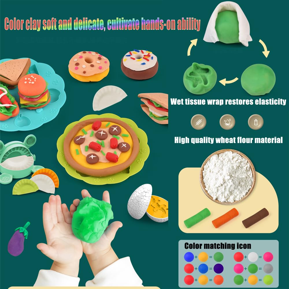 Yositochuan noodle outlet shape molds for fun dough creations