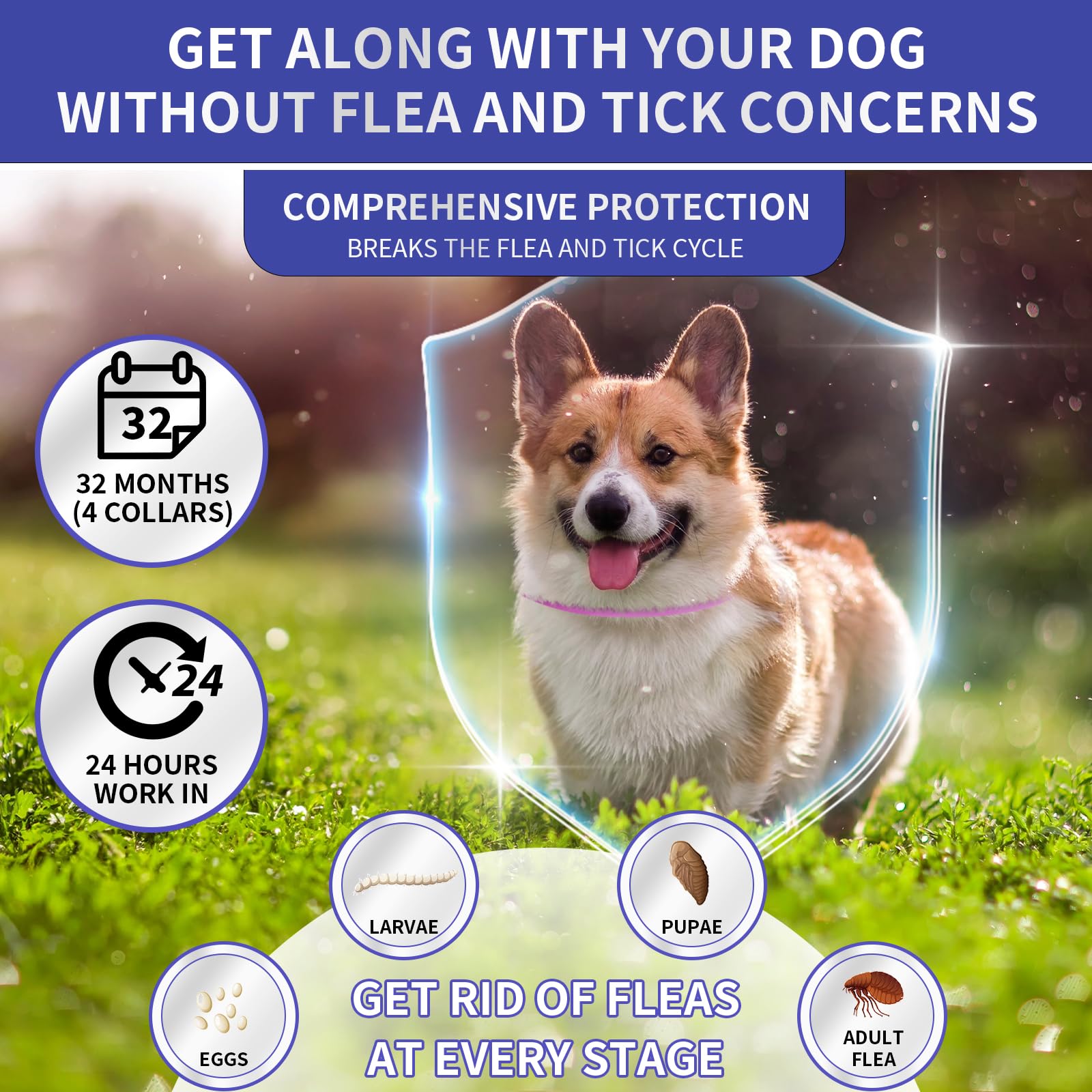 YOTANGO collar flexible rubber strap for comfortable all-day wear