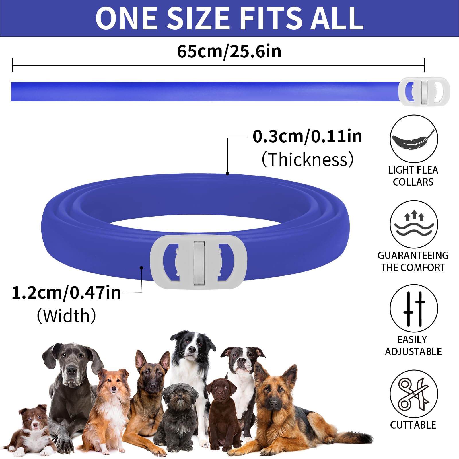 YOTANGO puppy-friendly collar suitable after 12 weeks