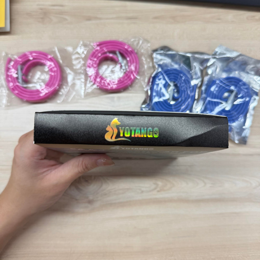 YOTANGO soft rubber collar with a non-greasy finish for comfortable wear.