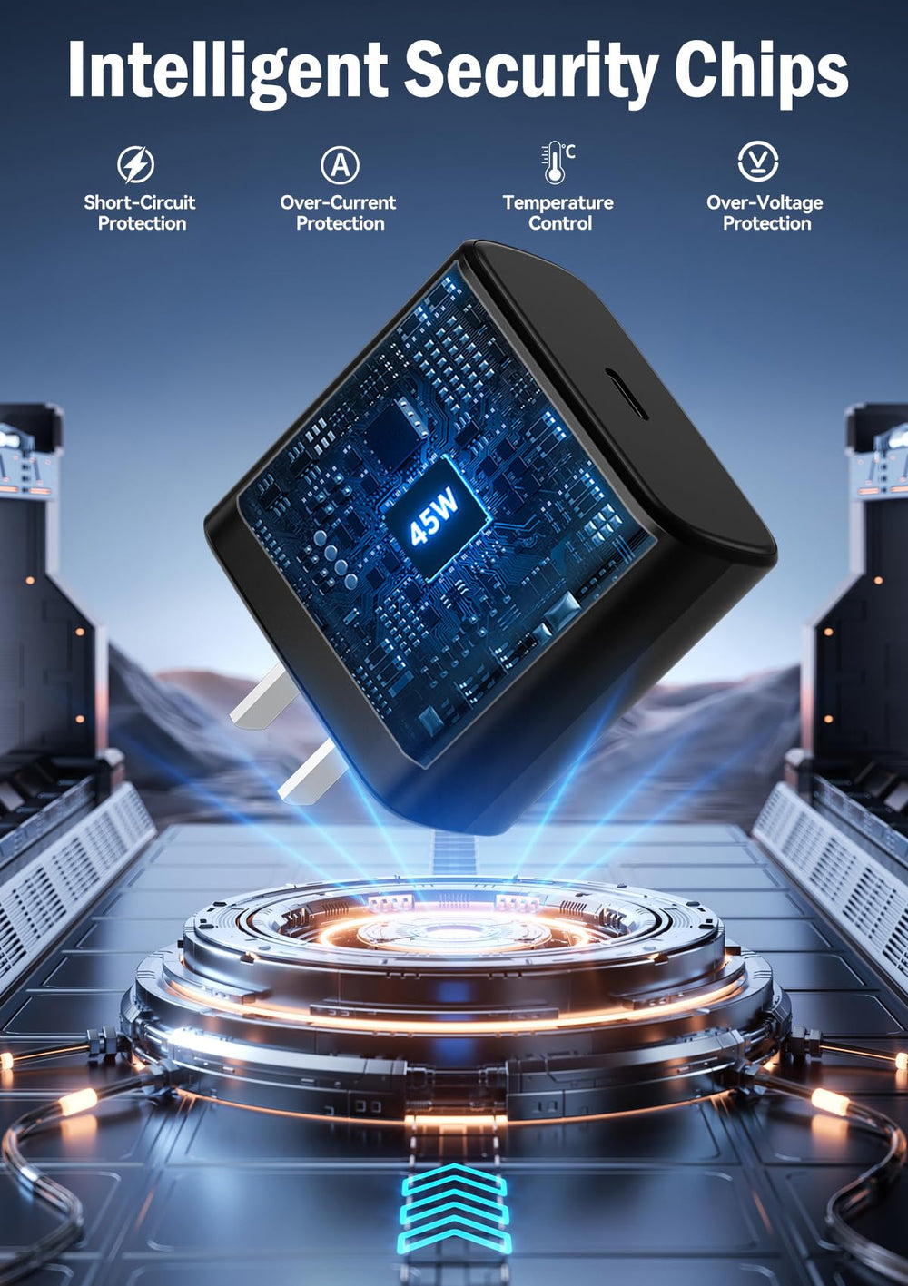 Yotativ Samsung S25/S24 compatibility for efficient quick charging.