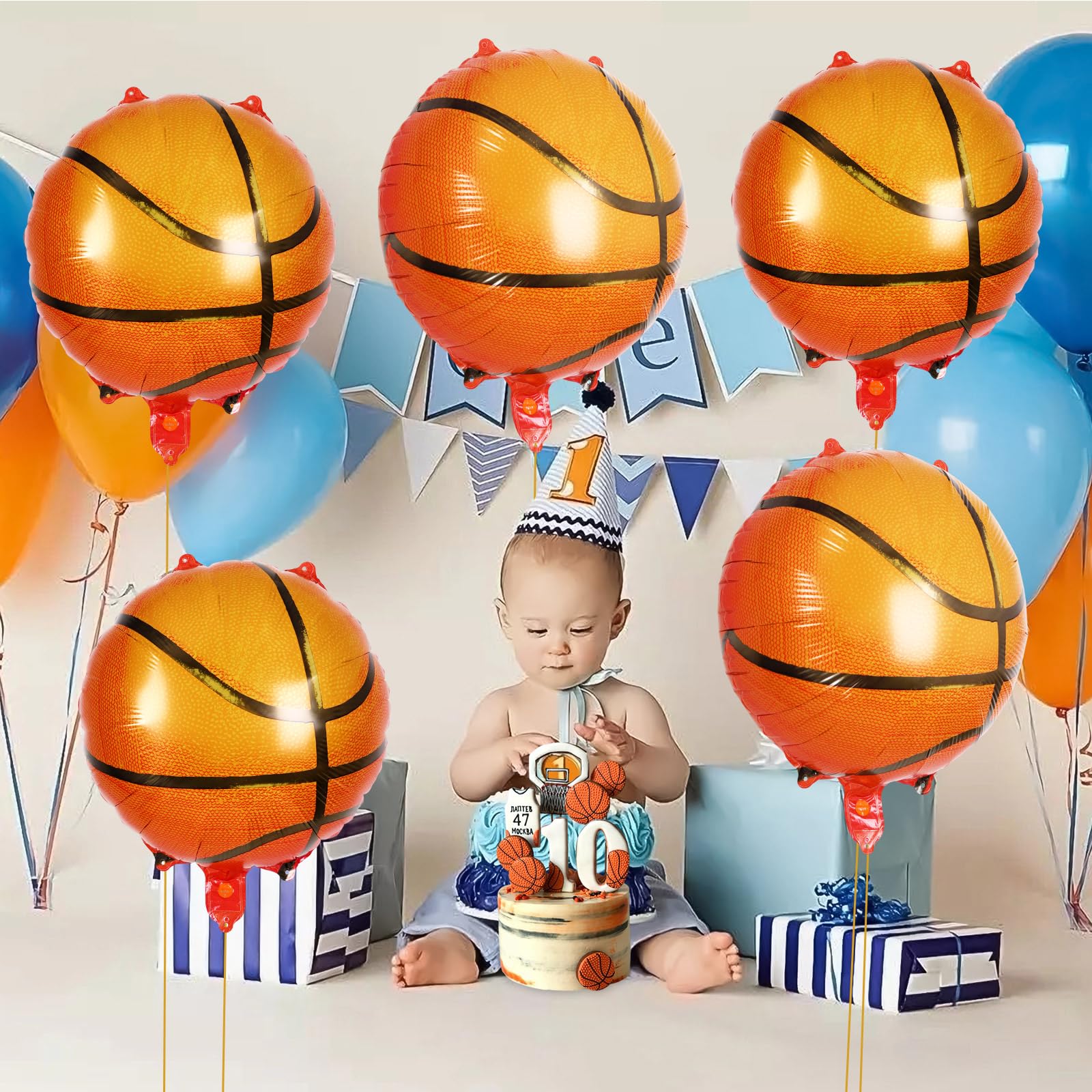YOTHORN basketball party decor set for sports celebrations