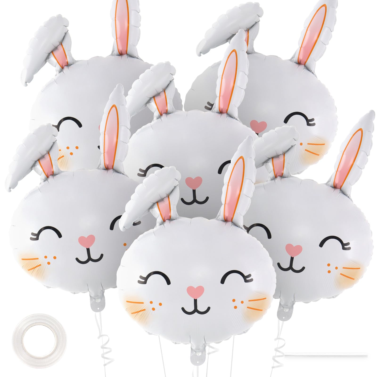 YOTHORN Easter rabbit balloon 30-inch giant foil, ideal as a festive centerpiece.