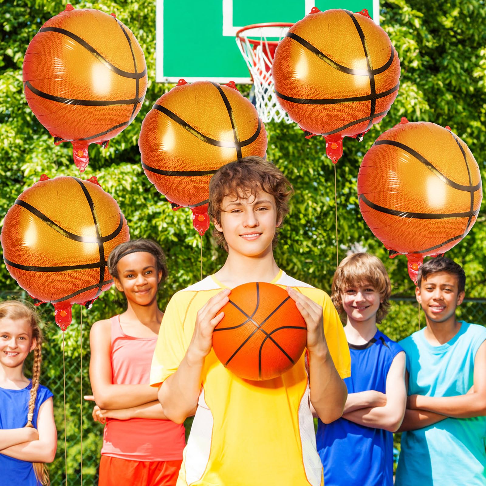 YOTHORN sports-themed birthday decor enhances party photos