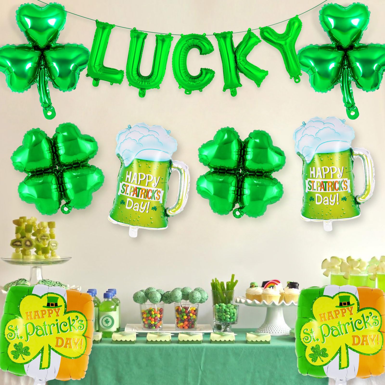 YOTHORN beer balloon creates playful St Patrick's Day accents