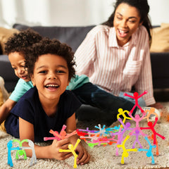 YOTNUS Easter egg fillers being held, demonstrating magnetic assembly
