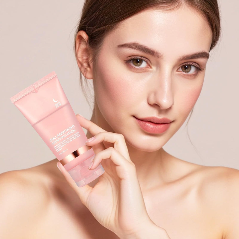 Peel-off mask after drying revealing refreshed skin