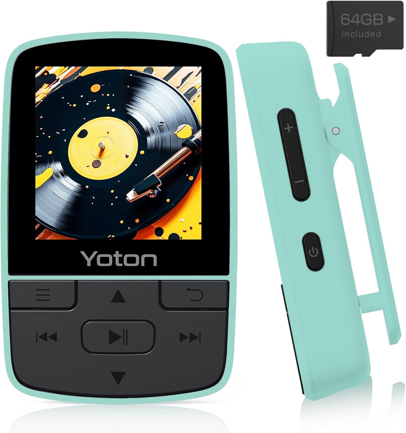 YOTON MP3 player with clean-design finish for daily listening on the go