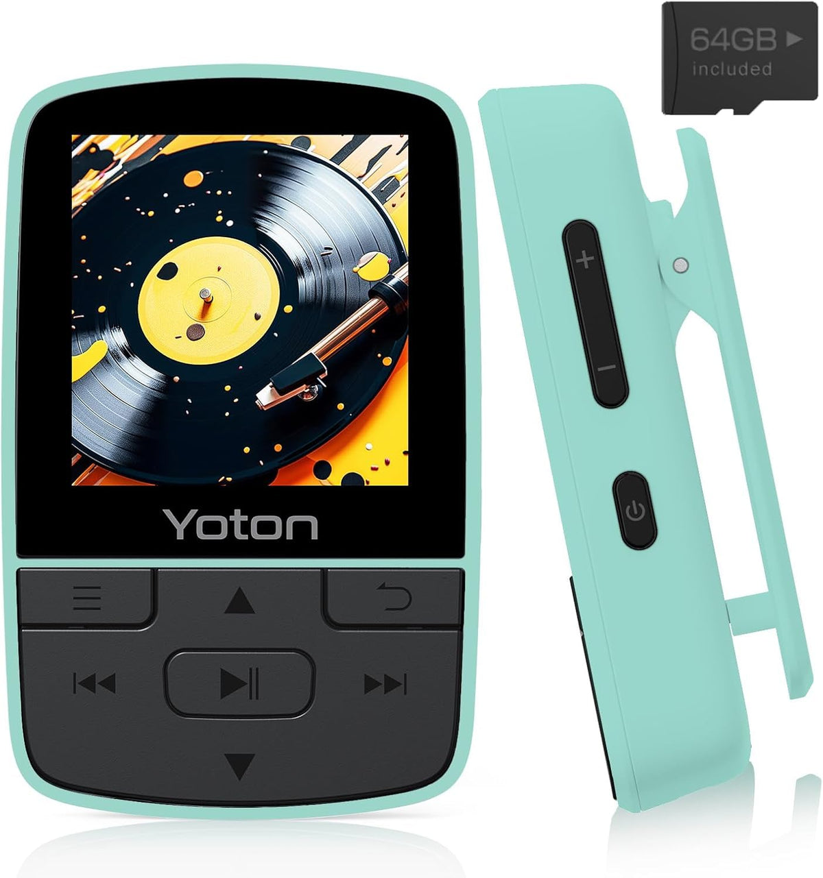 YOTON MP3 player with clean-design finish for daily listening on the go