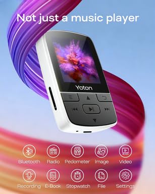 YOTON MP3 Player headphones included in the box
