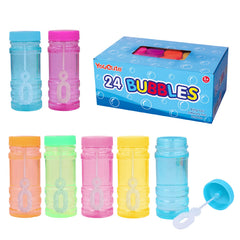 YouCute Bubbles 24-pack with assorted colors for vibrant outdoor play.