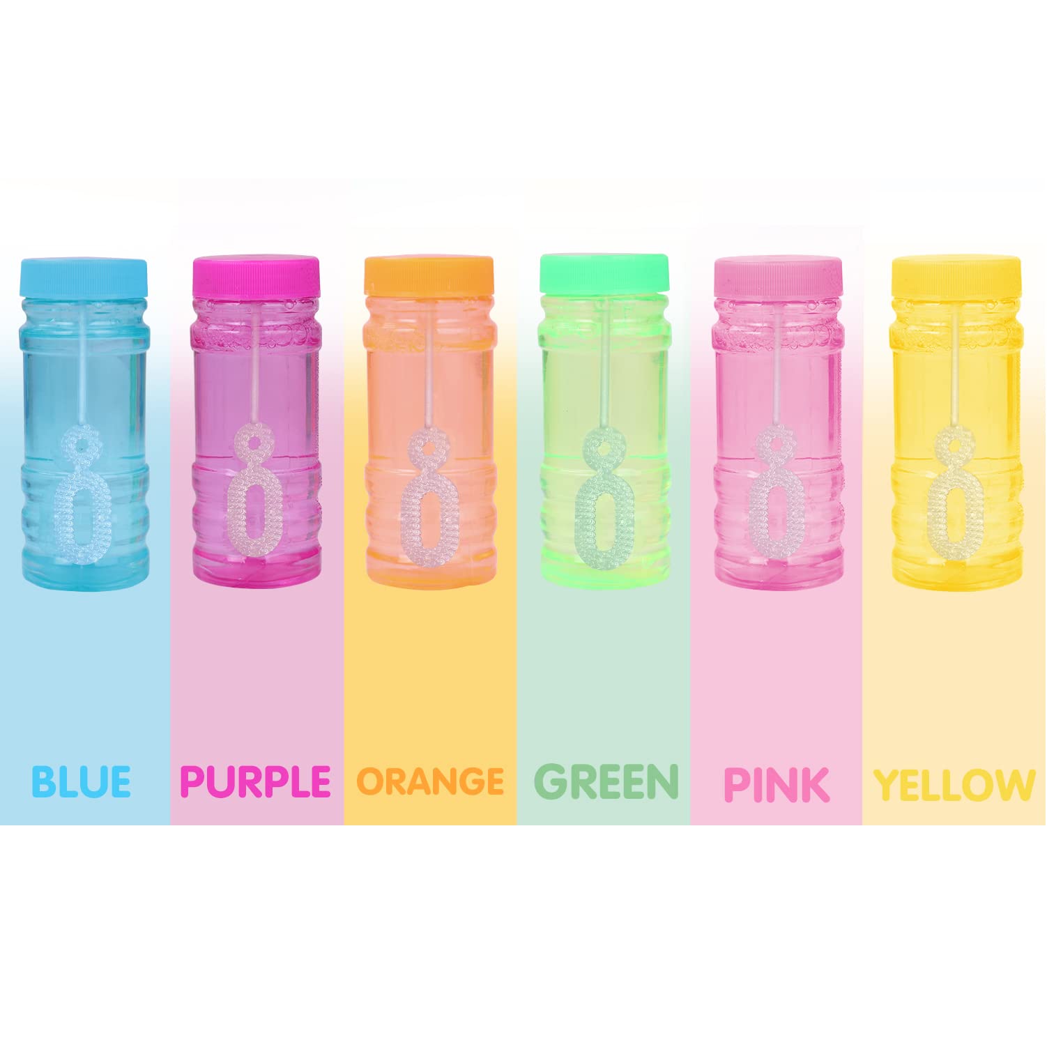 YouCute bubbles with kid-friendly wand design for easy blowing.