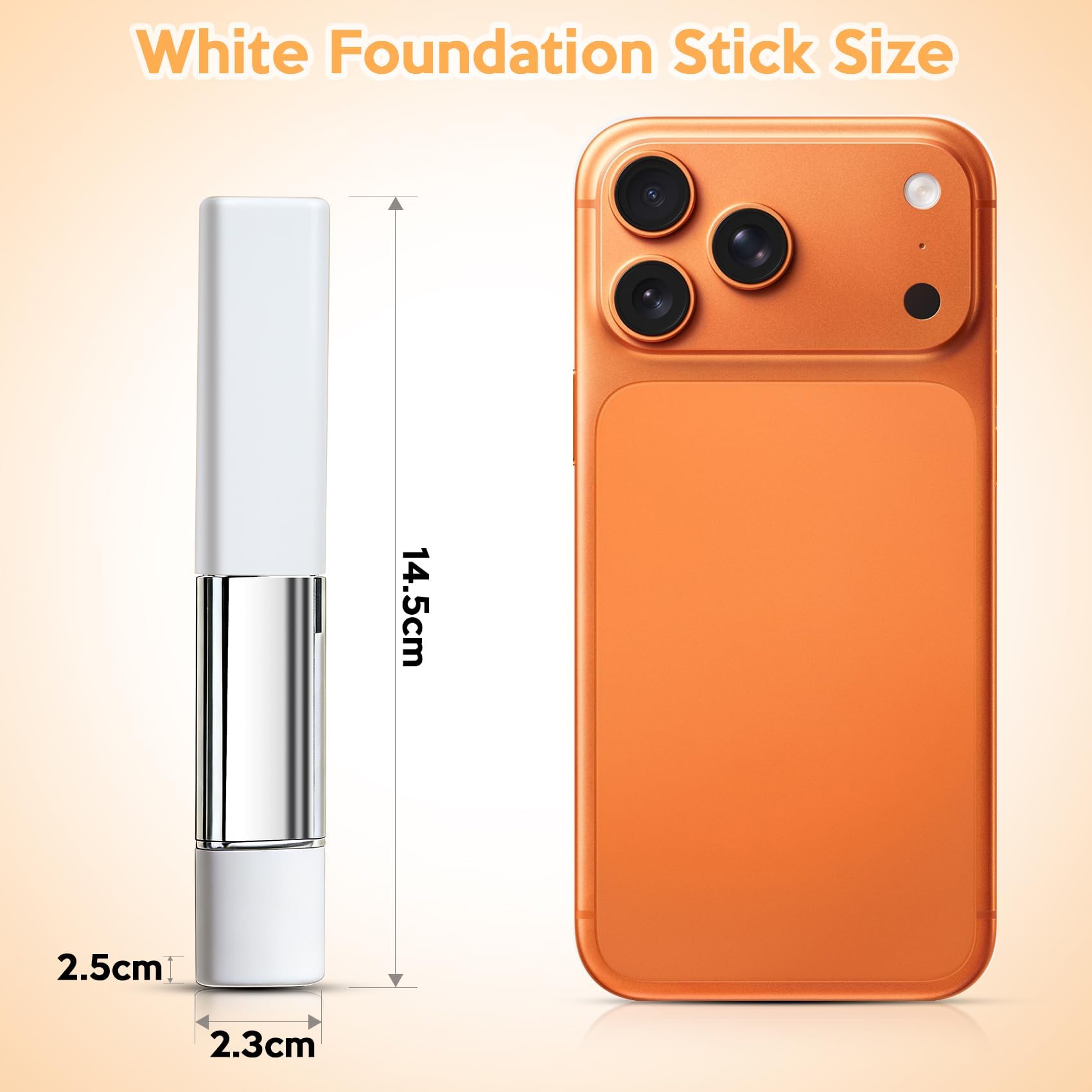 YOUGAANY portable dual-ended design simplifies a daily makeup routine.