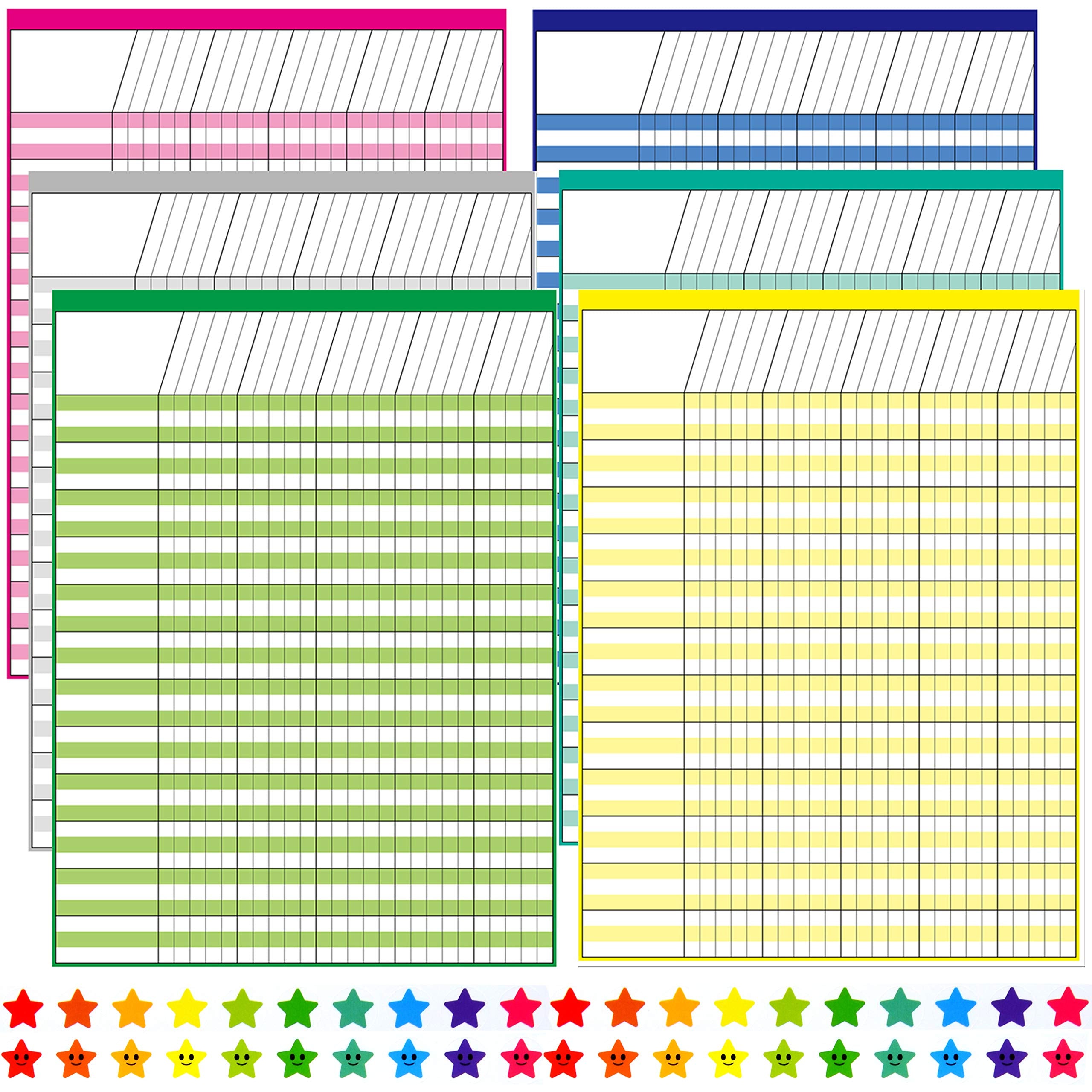 Youngever incentive chart 6-pack full view for chore tracking.