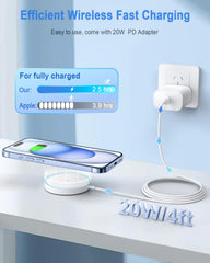YoungGREEN charger demonstrates strong N52 magnets securing the phone during charging.