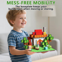 Youngyes grassland baseplates make the perfect gift for creative kids aged 3+