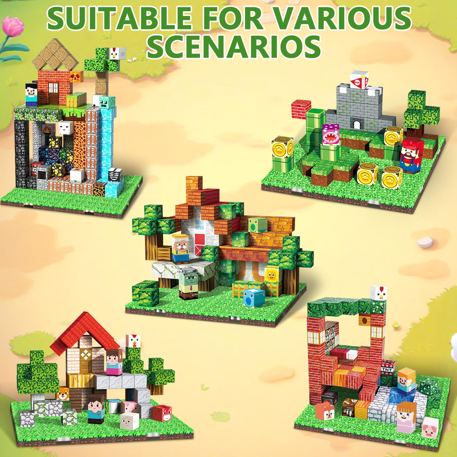 Youngyes durable plastic with smooth edges keeps play safe and enjoyable