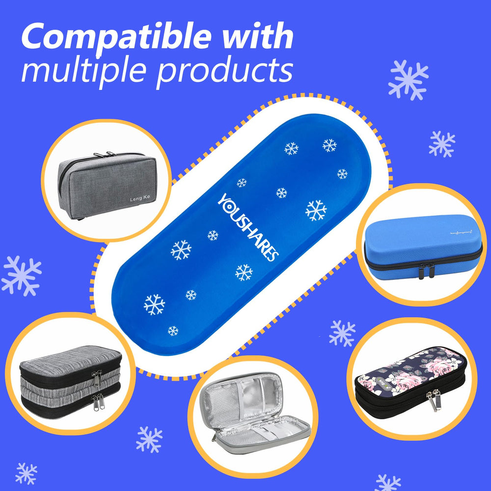 YOUSHARES TSA-approved ice packs: airline-friendly travel accessory