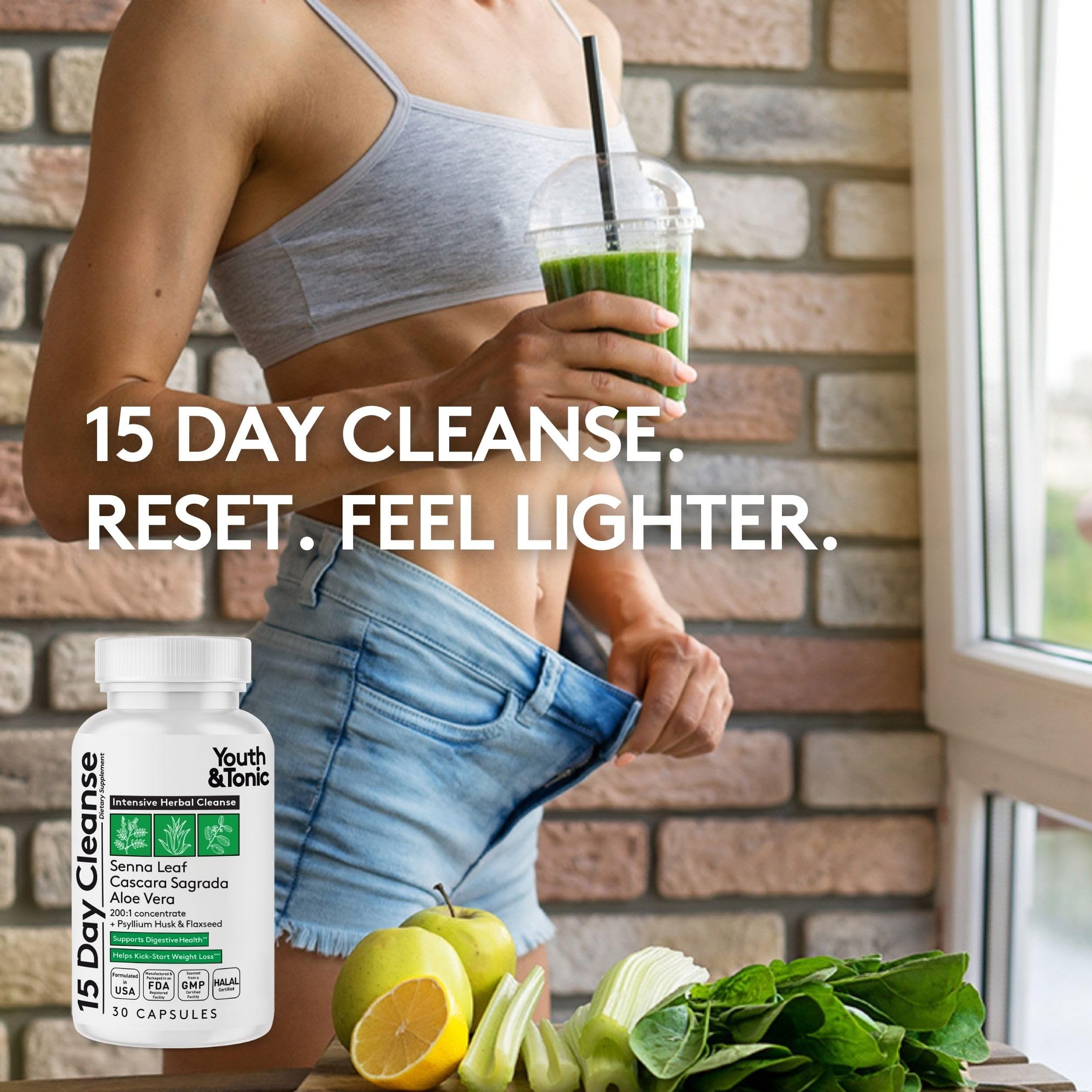Youth & Tonic 15 Day Cleanse herbal ingredients can support natural detox options.