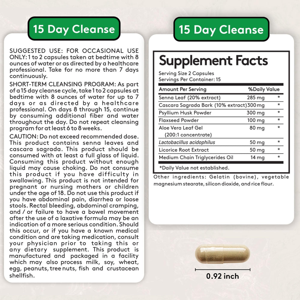 Youth & Tonic 15 Day Cleanse USA facility screen indicating safety and quality standards.